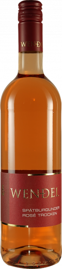2018 Spätburgunder Rosé QbA trocken - Weingut Hermann Wendel