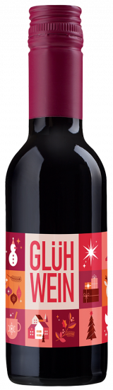 Glühwein aus Rotwein --- Mini-Geschenkflasche 0,25 L - Wein & Secco Köth