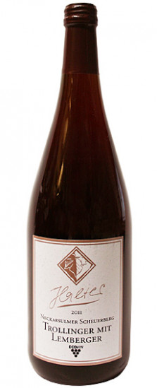 2023 Trollinger mit Lemberger feinherb Bio 1,0 L - Weingut Halter