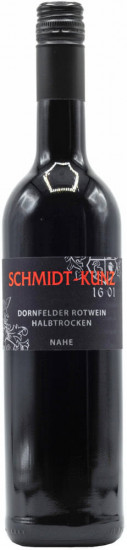 2022 Nahe Dornfelder halbtrocken - Weingut Schmidt-Kunz