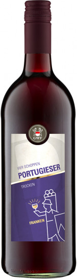 2024 VIER SCHOPPEN Portugieser trocken 1,0 L - Winzergemeinschaft Franken eG