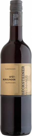 2022 WEINHAUS Spätburgunder halbtrocken - Becksteiner Winzer eG