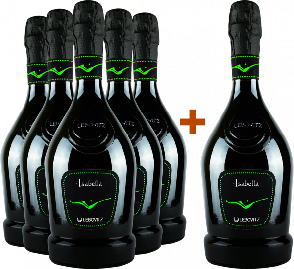 5+1 Paket Spumante Millesimato Isabella Garda DOC - Lebovitz