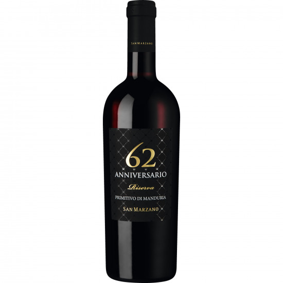 2019 Anniversario 62 Primitivo di Manduria Riserva halbtrocken - Cantine San Marzano