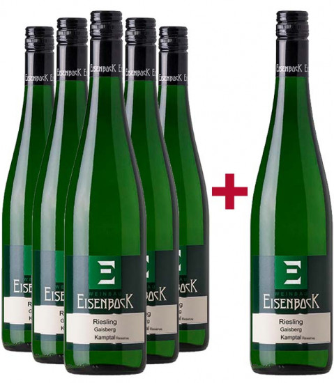 5+1 Paket Gaisberg Riesling Reserve Kamptal DAC trocken - Weinbau Eisenbock