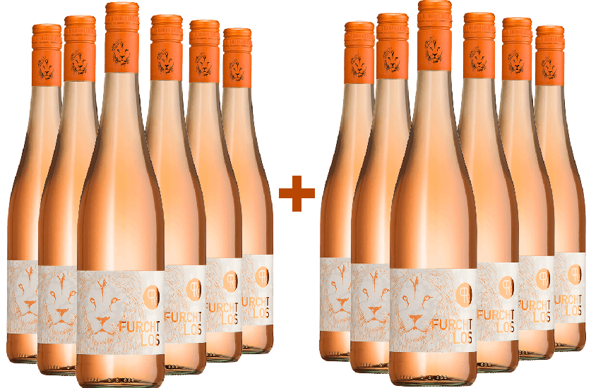 6+6 Paket Furchtlos Rosé - Weingut Rummel