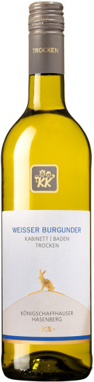 2025 Königschaffhauser Hasenberg Weißer Burgunder Kabinett *KS* trocken - Winzergenossenschaft Königschaffhausen-Kiechlinsbergen