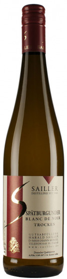 2013 Spätburgunder Blanc de Noir trocken - Weingut Destillerie Harald Sailler