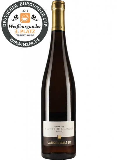 2014 Weisenheimer Hahnen Weisser Burgunder QbA trocken - Weingut Langenwalter