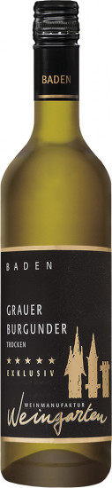 2023 Weinmanufaktur Weingarten Grauer Burgunder Exklusiv trocken - Weinmanufaktur Weingarten