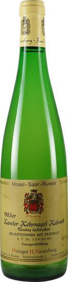 1983 Kaseler Kehrnagel Kabinett halbtrocken 0,7 L - Weinhaus Neuerburg 