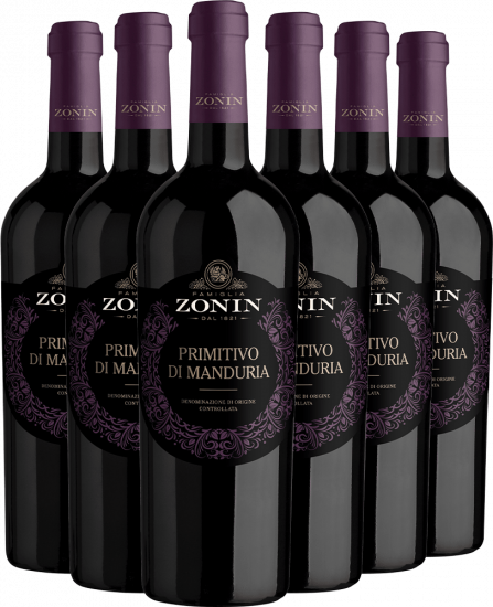 6er Paket Primitivo di Manduria DOC - Casa Vinicola Zonin