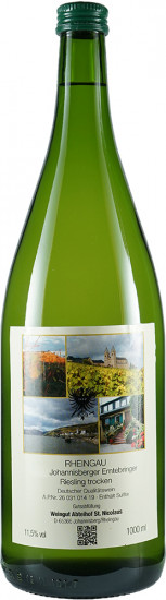 2018 Riesling trocken 1,0 L - Weingut Abteihof St. Nicolaus