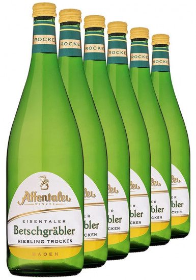 2020 Eisentaler Betschgräbler Riesling 1L QbA trocken (6 Flaschen) - Affentaler Winzer