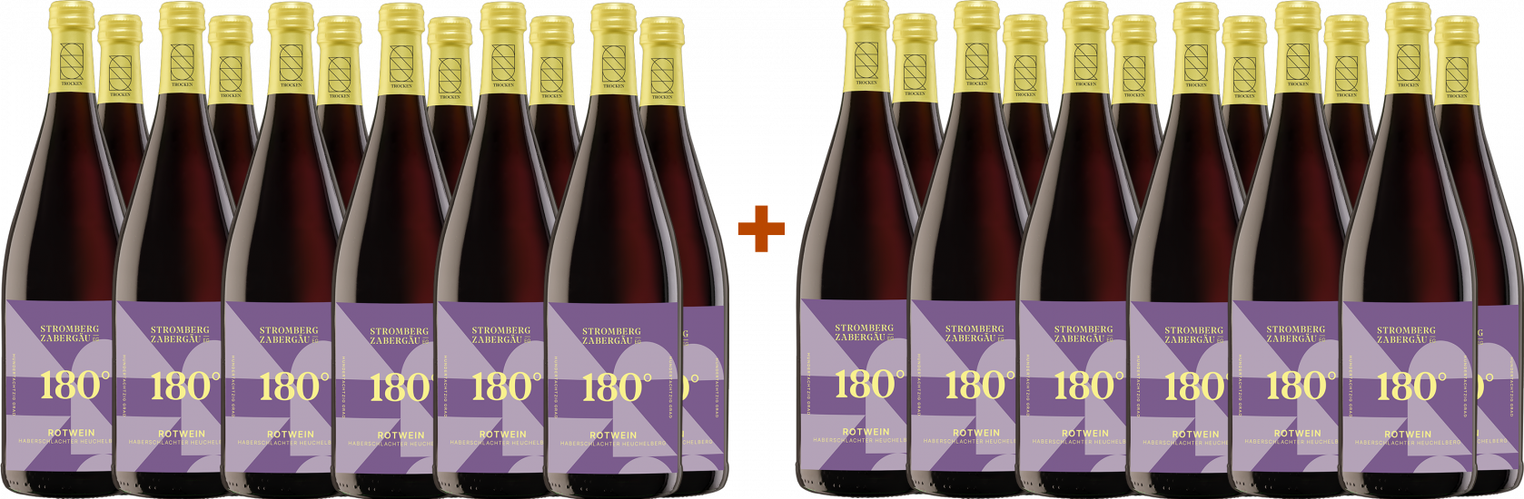 12+12 Paket 180° Aufbruch Haberschlachter Heuchelberg Rotwein - Weingärtner Stromberg-Zabergäu