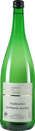 2022 Fränkischer Apfelwein trocken 1,0 L - Weinbau Hofmann
