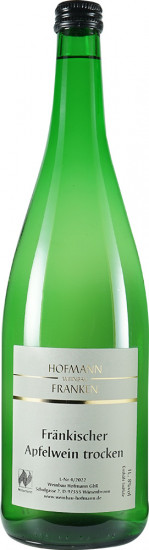 2023 Fränkischer Apfelwein trocken 1,0 L - Weinbau Hofmann