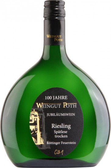 2019 Röttinger Feuerstein Jubiläums-Riesling Spätlese Limited Edition 100 Jahre trocken - Weingut Poth