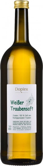 Traubensaft weiß - Weingut Dopler