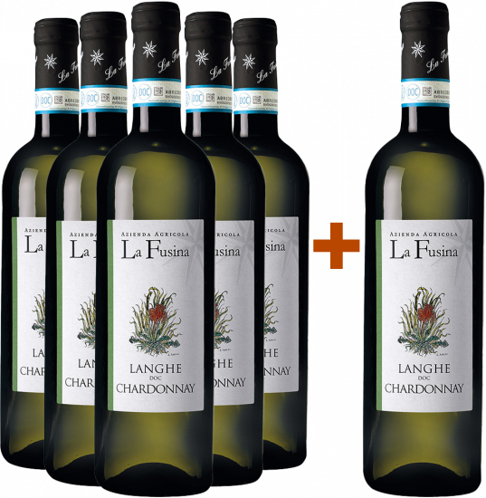 5+1 Paket Chardonnay Langhe DOC - La Fusina