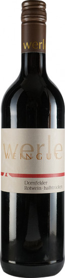 2019 Dornfelder halbtrocken - Weingut Werle