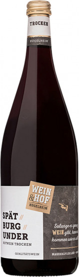 2023 Spätburgunder Rotwein trocken 1,0 L - Wein & Hof Hügelheim