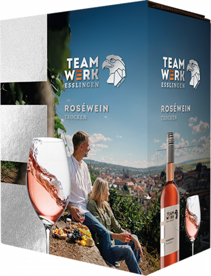 Bag in Box Roséwein trocken 3,0 L - Teamwerk Esslingen
