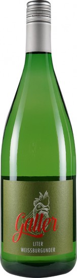 2018 Weißburgunder trocken 1,0 L - Weingut Galler