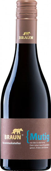 2024 { Mutig Rosenmuskateller lieblich - Familienweingut Braun