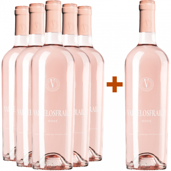 Aktionspaket 5+1 Valdelosfrailes Rosé 2023 Cigales DO - Bodega Valdelosfrailes