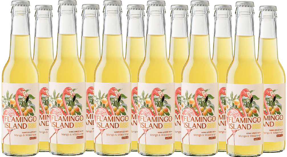 Flamingo Island Mango & Wildorange Wine Sprizz - Weinbiet Manufaktur