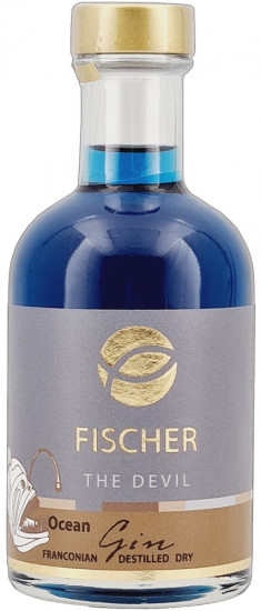 Gin Ocean Franconian Destilled Dry (Blauer Gin klein) 0,2 L - Weingut Fischer