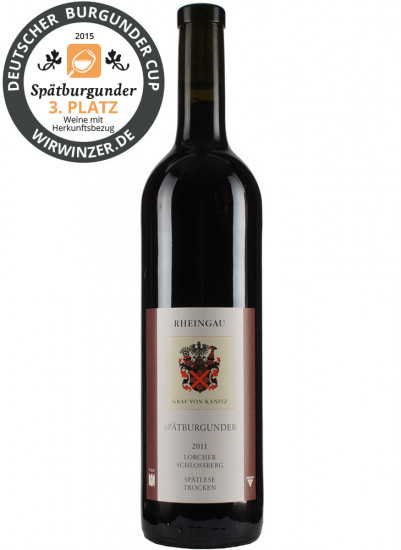 2011 Lorcher Schloßberg Spätburgunder Spätlese BIO trocken - Weingut Graf von Kanitz