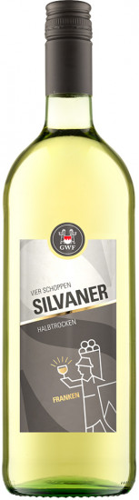 2024 VIER SCHOPPEN Silvaner halbtrocken 1,0 L - Winzergemeinschaft Franken eG