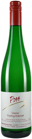 2020 Riesling Kabinett USENER lieblich - Weingut Karl-Heinz Poss