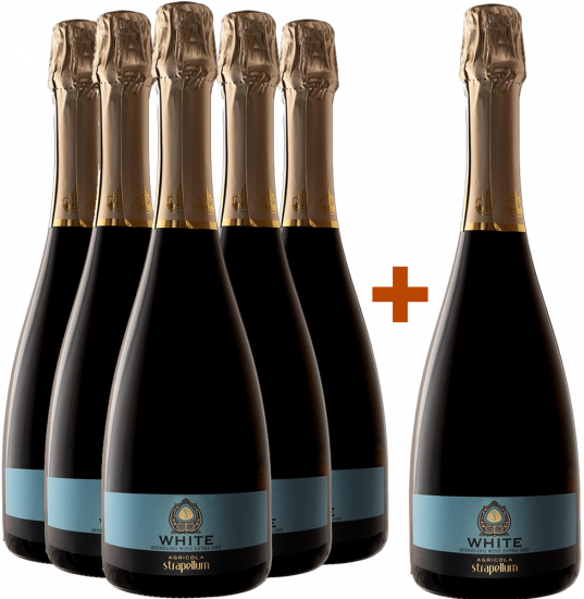 5+1 Paket Spumante White - Agricola Strapellum