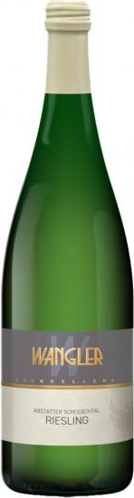 2025 Abstatter Schozachtal Riesling halbtrocken 1,0 L - Weinkellerei Wangler