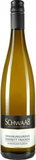2022 Grauburgunder Kabinett trocken - Weingut Schwaab, Inh. Claudia Schwaab