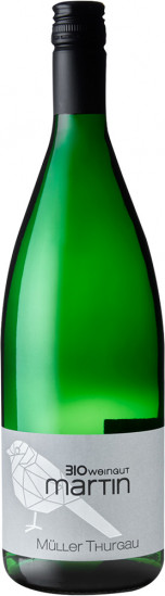 2024 Müller-Thurgau halbtrocken Bio 1,0 L - Bioweingut Martin