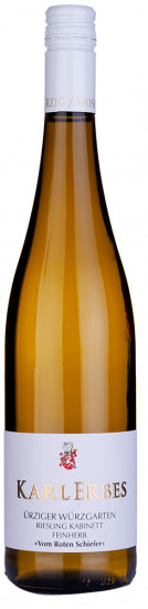 2020 Ürziger Würzgarten Riesling Kabinett Vom Roten Schiefer feinherb - Weingut Karl Erbes