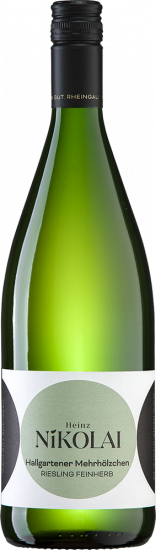 2024 Hallgartener Mehrhölzchen Riesling 1L *** feinherb 1,0 L - Weingut Heinz Nikolai