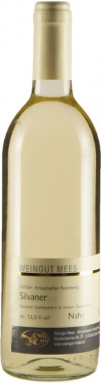 2013 Kreuznacher Rosenberg Silvaner Qualitätswein QbA trocken - Weingut Mees 
