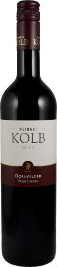 2023 Dornfelder halbtrocken - Weingut Kolb
