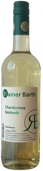 2021 Chardonnay feinherb - Weingut Rainer Barth