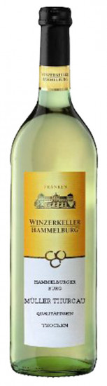 2014 Hammelburger Burg Müller-Thurgau QbA trocken 1,0 L - Winzerkeller Hammelburg