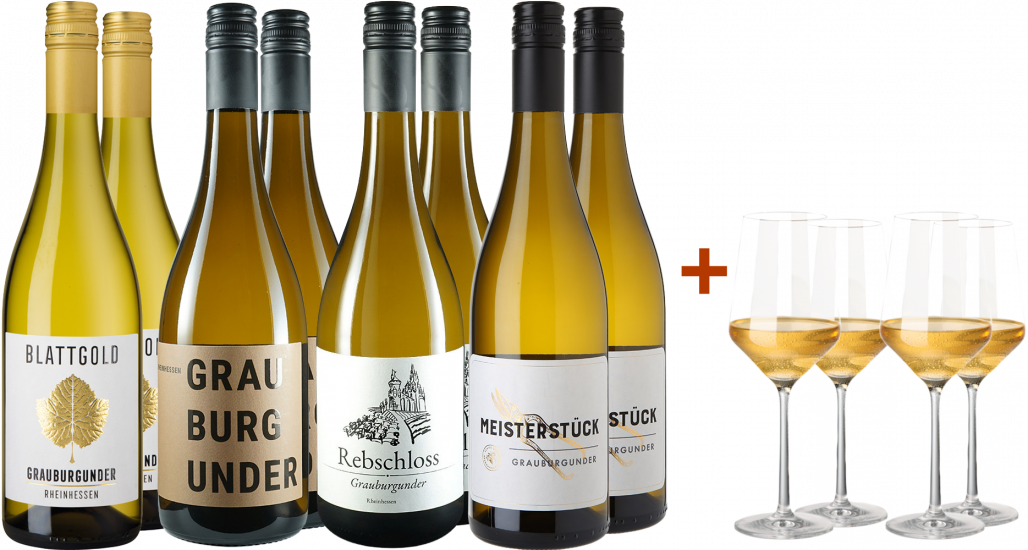 Grauburgunder-Paket mit gratis Gläsern - WirWinzer Select