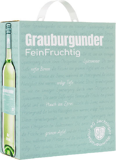 2024 Jechtinger FeinFruchtig Grauburgunder Bag in Box feinherb 3,0 L - Jechtinger Weinmanufaktur eG