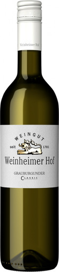 2022 Grauburgunder Classic halbtrocken - Weingut Weinheimer Hof