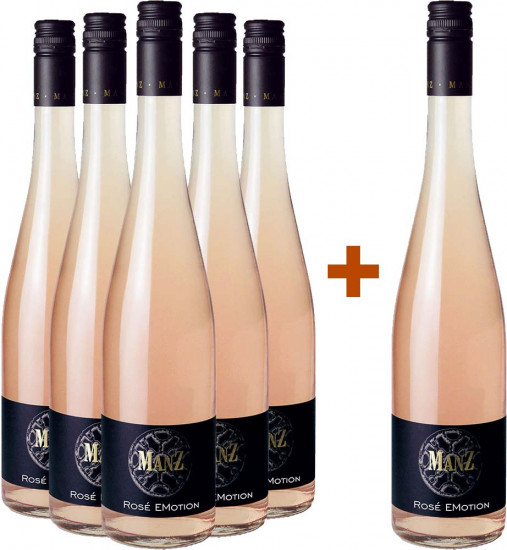5+1 Paket Rosé EMotion trocken - Weingut Manz