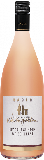 2024 Weinmanufaktur Weingarten Spätburgunder Weißherbst halbtrocken 1,0 L - Markgräfler Winzer  
